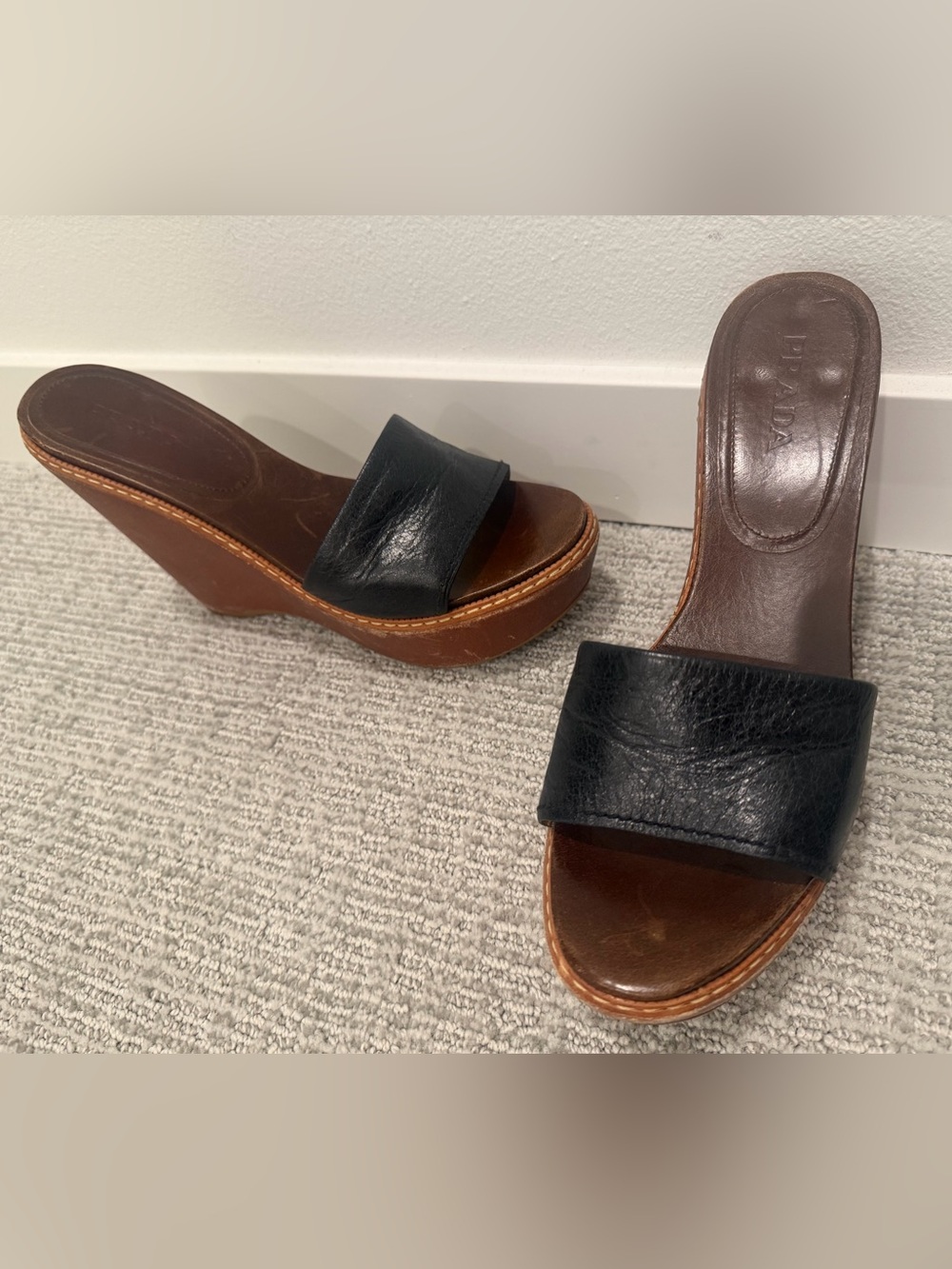 Prada wedges